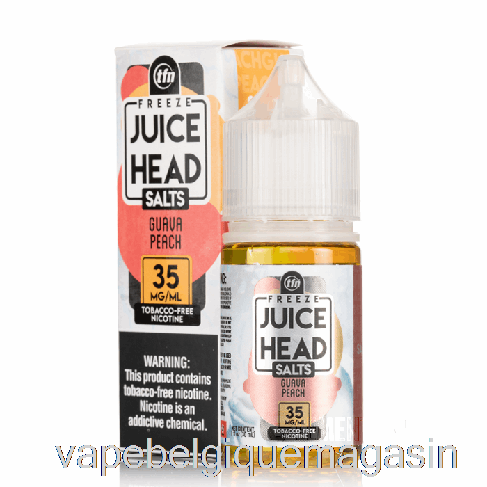 Vape Jetable Freeze Goyave Pêche - Jus De Sels De Tête - 30ml 50mg